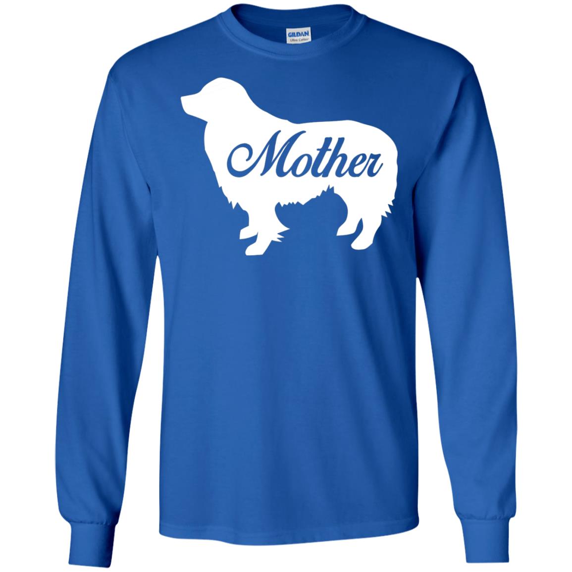 Border Collie Dog Mom T-shirt Royal