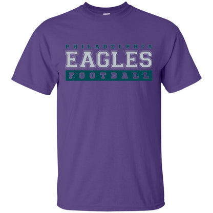 Football Lover T-shirt Philadelphia Football Fly Eagles Fly Collegiate Purple