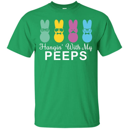 Hanging With My Peeps Gift For Easter Day Irish Green