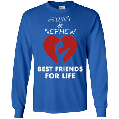 Family T-shirt Aunt And Nephew Best Friends For Life Royal