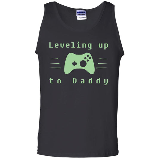 Leveling Up To Daddy Gaming Family Shirt Black