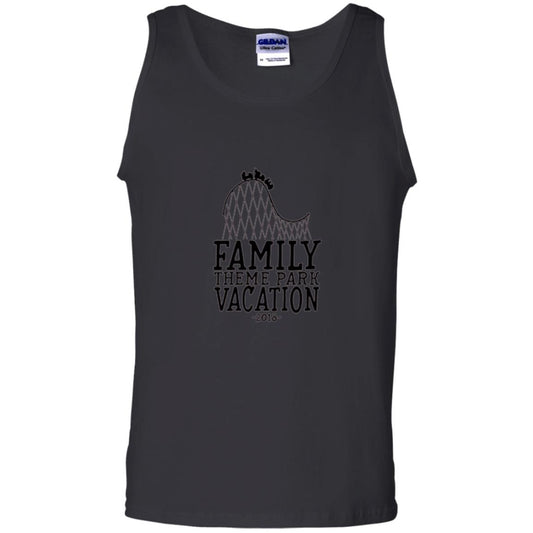 Family T-shirt Vacation 2018 Theme Park Roller Coaster Black