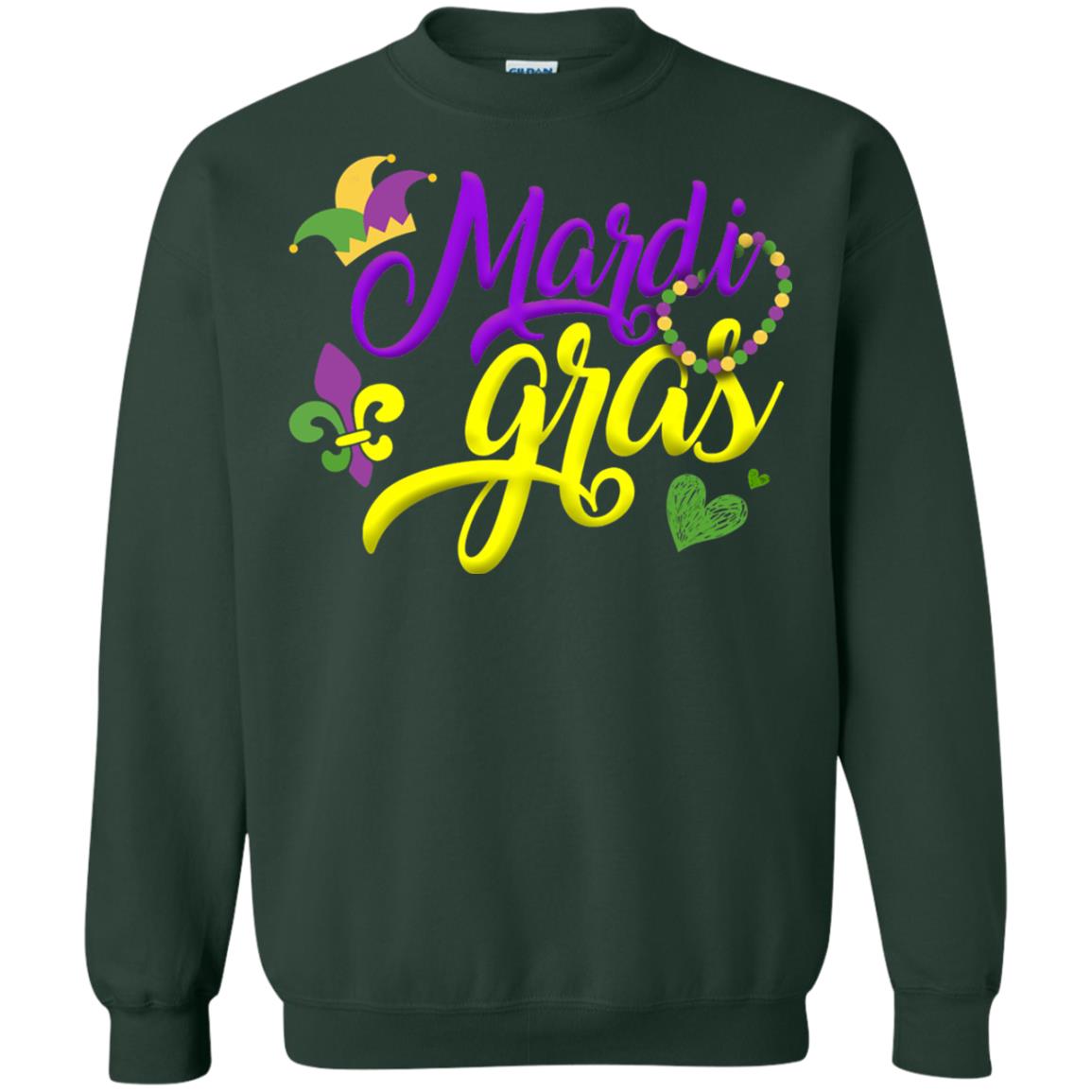 Mardi Gras 2018 T-shirt Forest Green