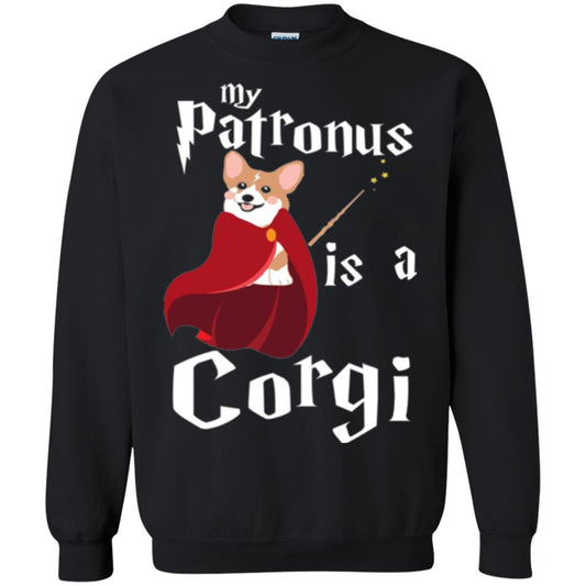 Dog Lover T-shirt My Patronus Is A Corgi Black