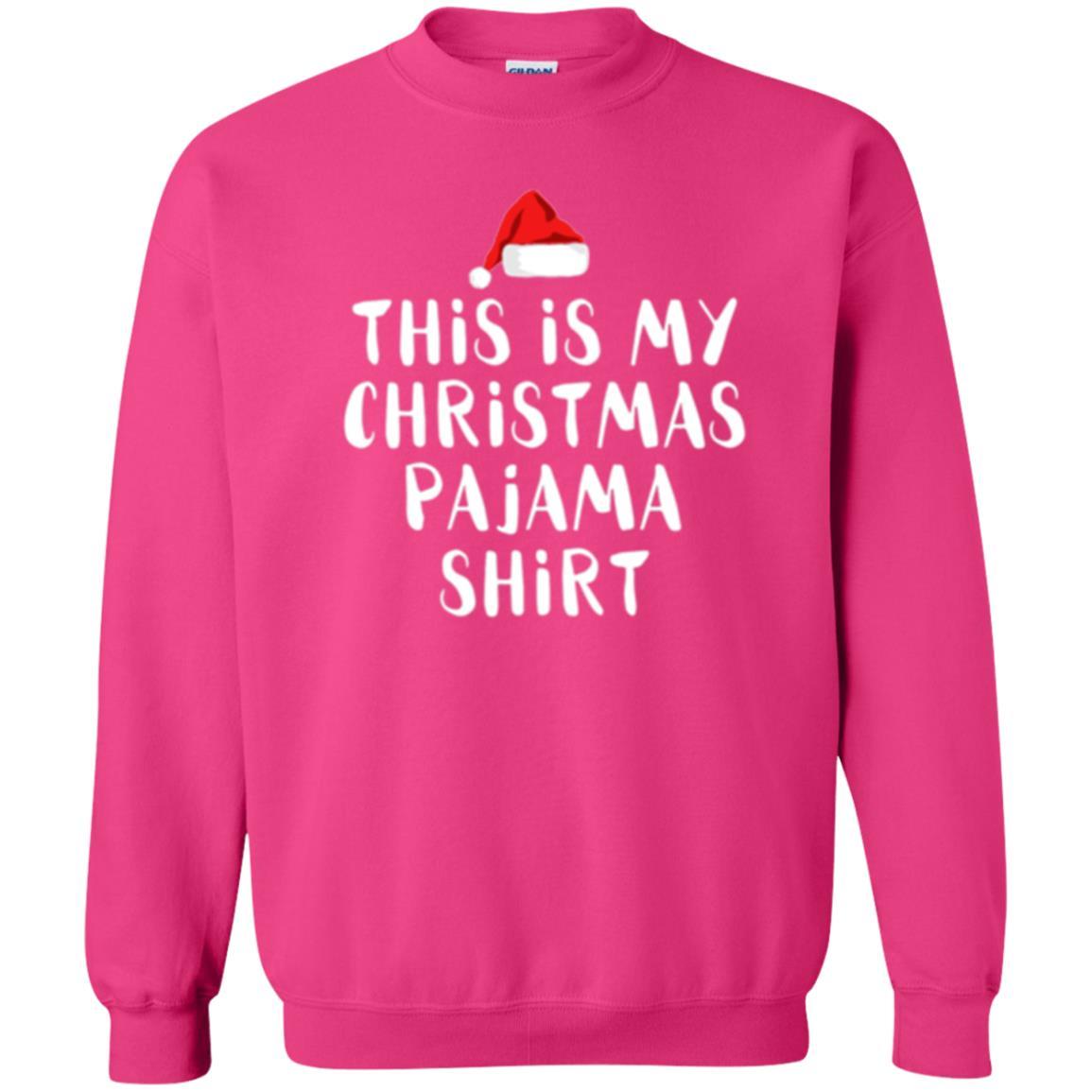Christmas T-shirt This Is My Christmas Pajama Heliconia
