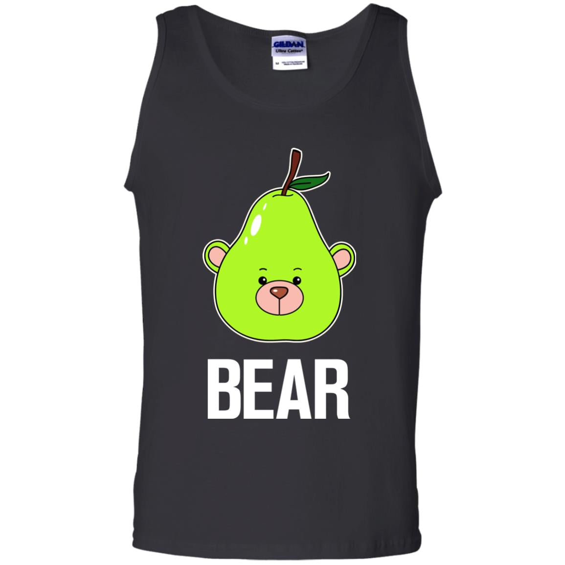 Bear Funny Summer Melon Fruit Shirt Black
