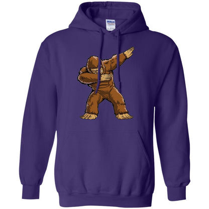 Monkey T-shirt Bigfoot Sasquatch Dabbing Purple