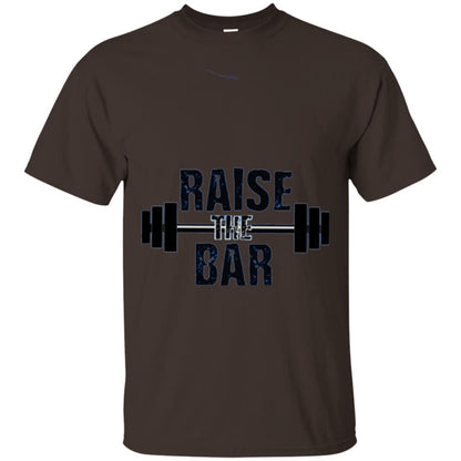 Workout Gym T-shirtraise The Bar Dark Chocolate