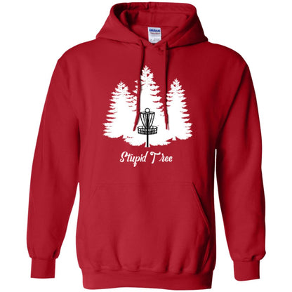 Disc Golf T-shirt Stupid Tree Red