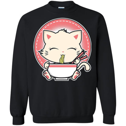 Anime T-shirt Kawaii Japanese Cat Ramen