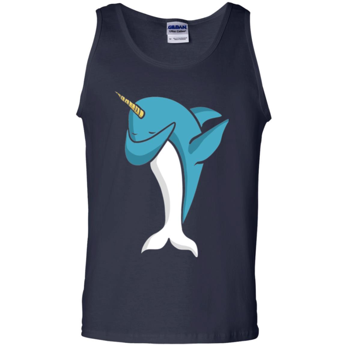 Narwhal Dabbing Pose T-shirt Navy