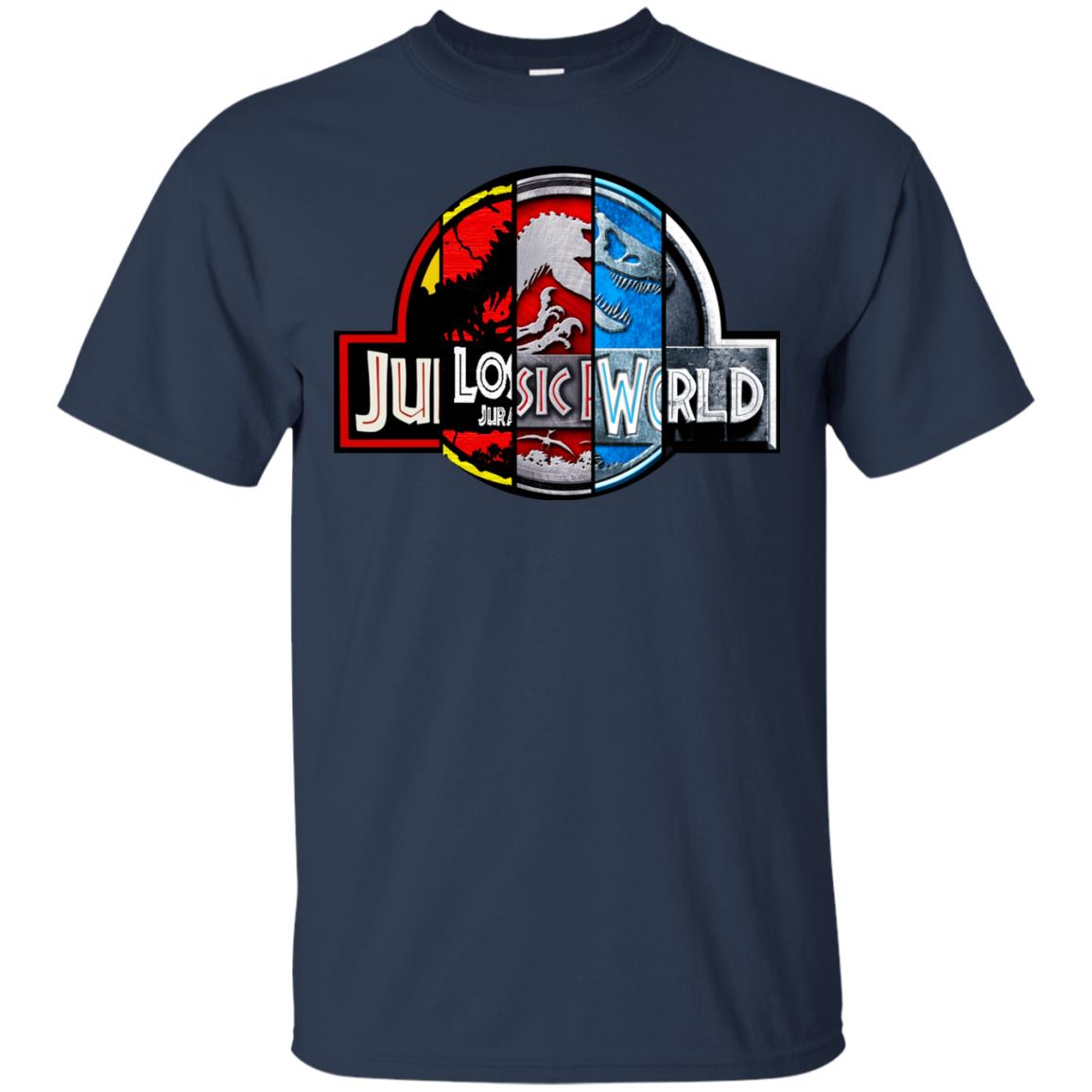 Jurassic World Movie Fan Shirt Navy