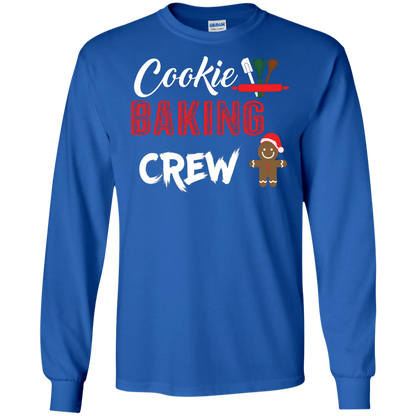 Christmas T-Shirt Cookie Baking Crew Royal