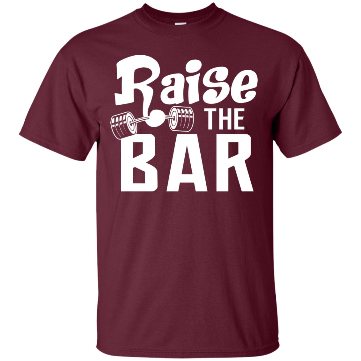 Gymer T-shirt Raise The Bar Maroon
