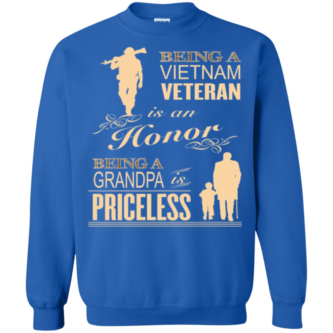Veteran T-shirt Being A Vietnam Veteran Is An Honor Royal