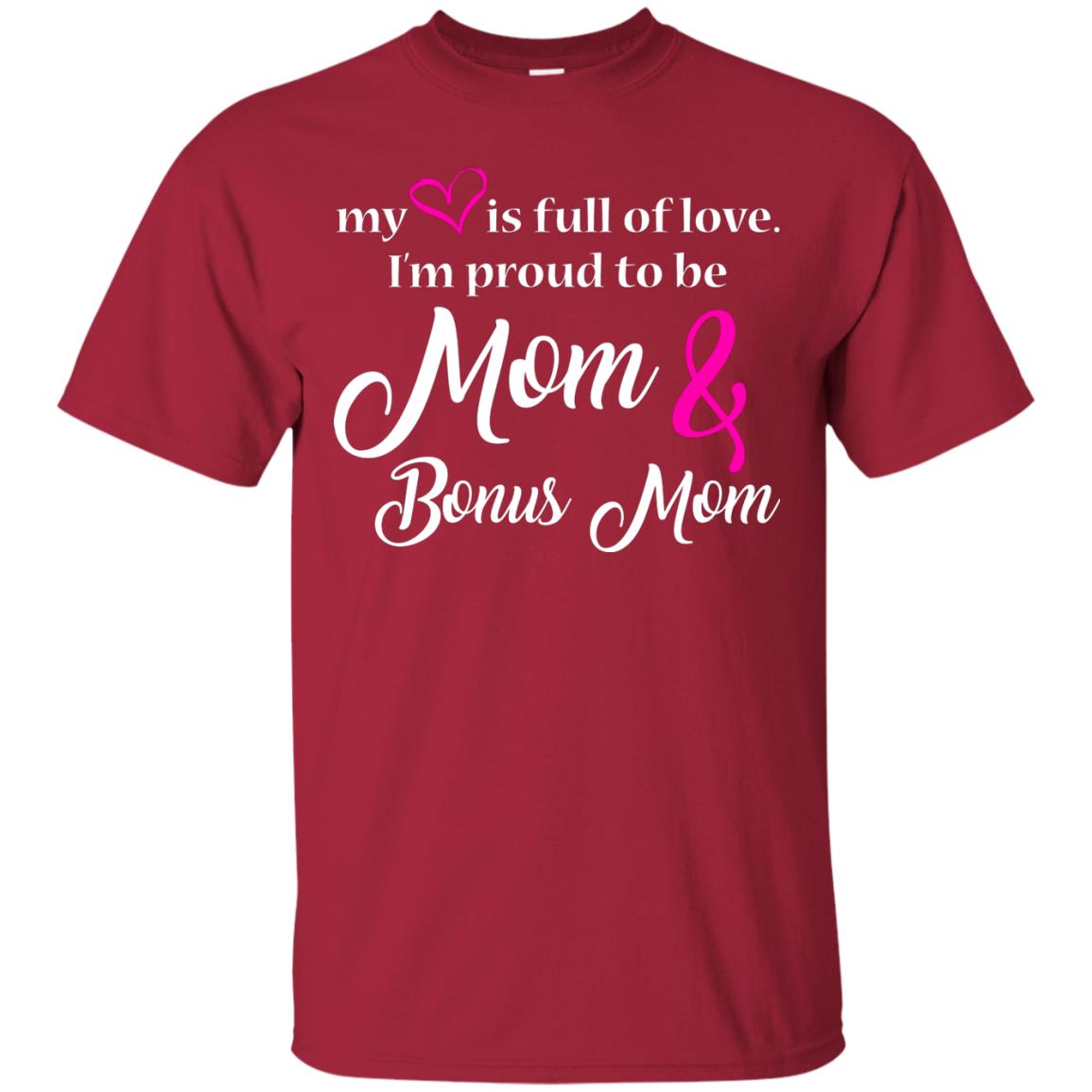 Mommy T-shirt My Heart Is Full Of Love Cardinal