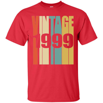 Brithday T-shirt Retro Vintage 1999 Red