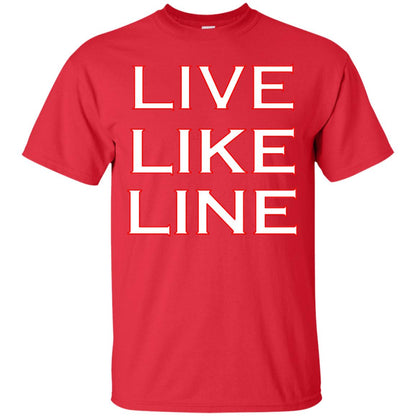 Live Like Line Volleyball Lover Shirt Red