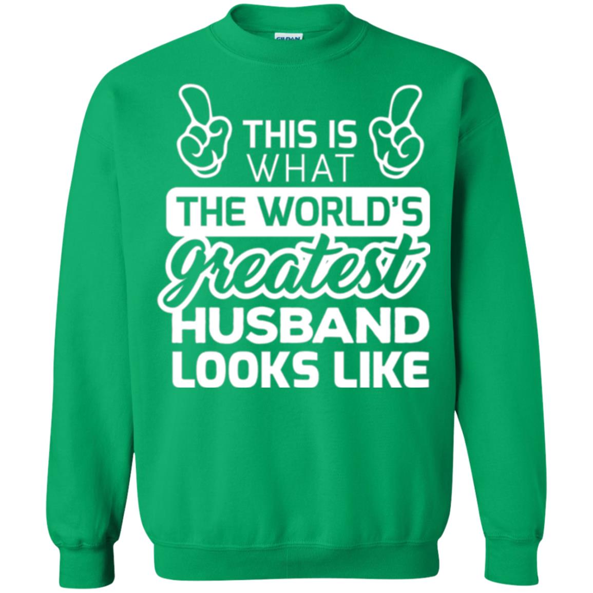 World_s Greatest Husband Best Husband Ever Looks Like T-shirt Irish Green