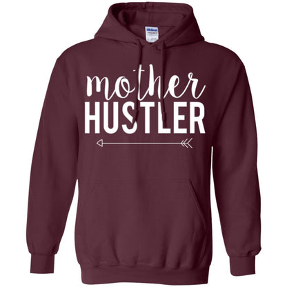 Mommy T-shirt Mother Hustler Maroon