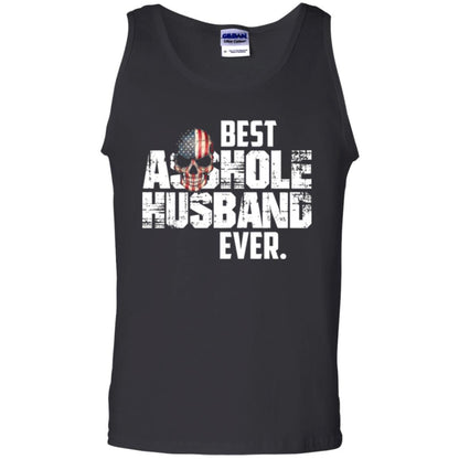 Husband T-shirt Best Asshole Husband Ever T-shirt Black