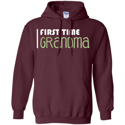 First Time Grandma Shirt Maroon