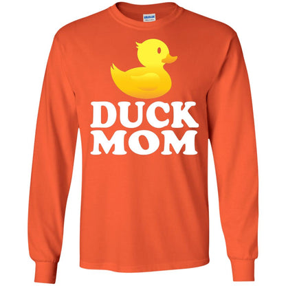 Duck Mom Funny Bird Lover T-shirt Orange