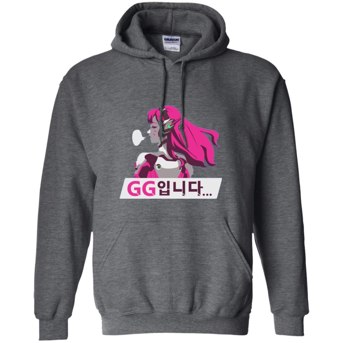 Overwatch D. Va Gg Spray T-shirt Dark Heather