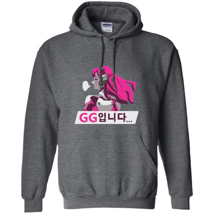 Overwatch D. Va Gg Spray T-shirt Dark Heather