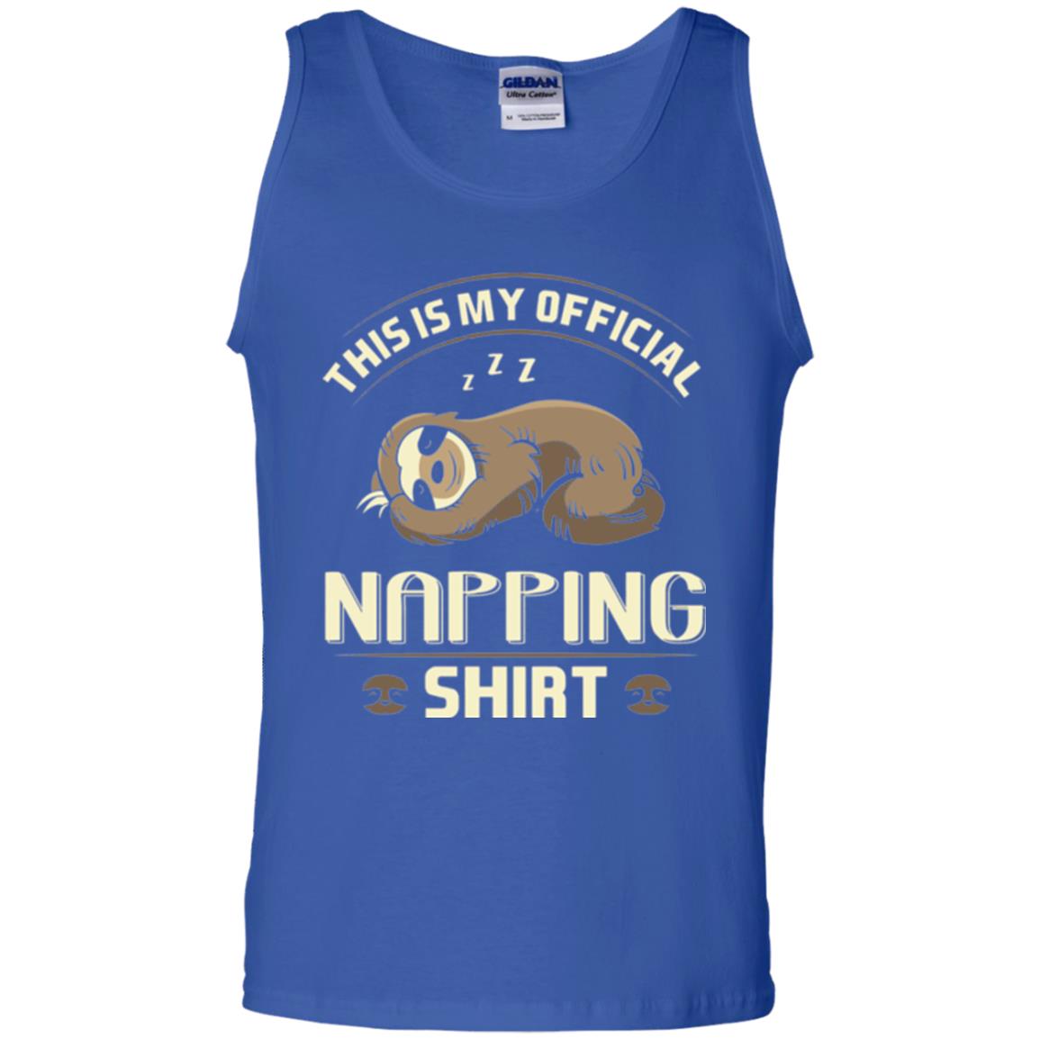 Lazy Baby Sloth My Official Napping T-shirt Royal