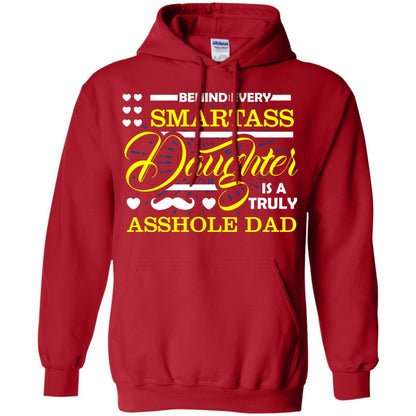 Behind Every Daughter Is A Truly Dad Family Shirt Red