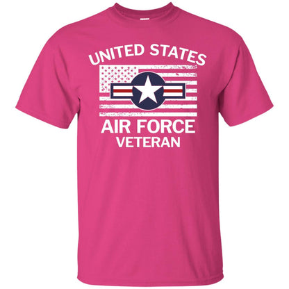 United States Air Force Veteran T-shirt Heliconia