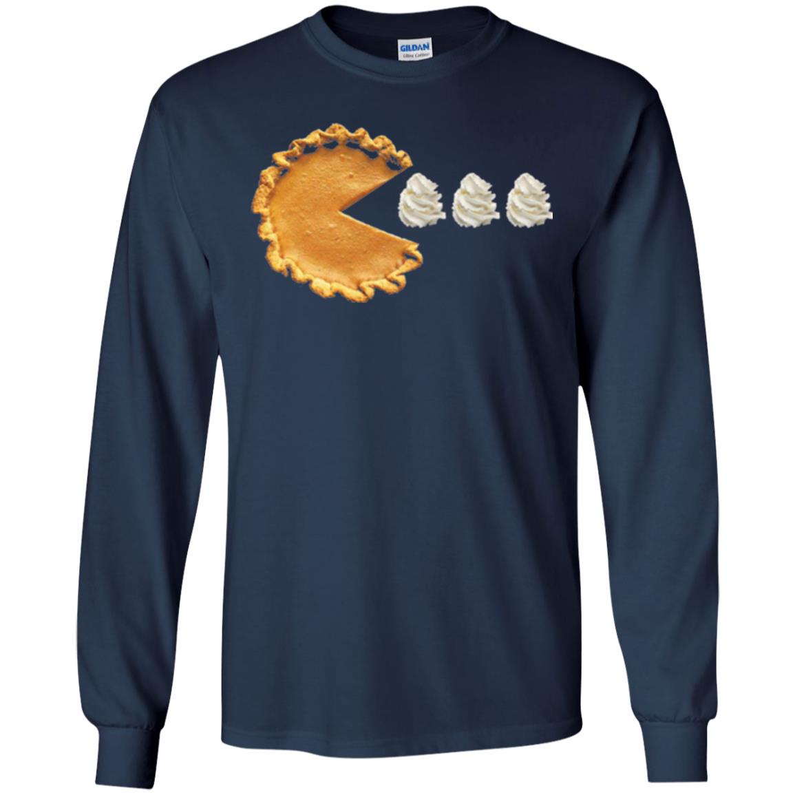 Pumpkin Pie Thanksgiving T-shirt Navy