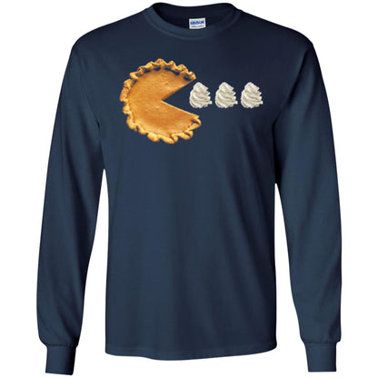 Pumpkin Pie Thanksgiving T-shirt Navy