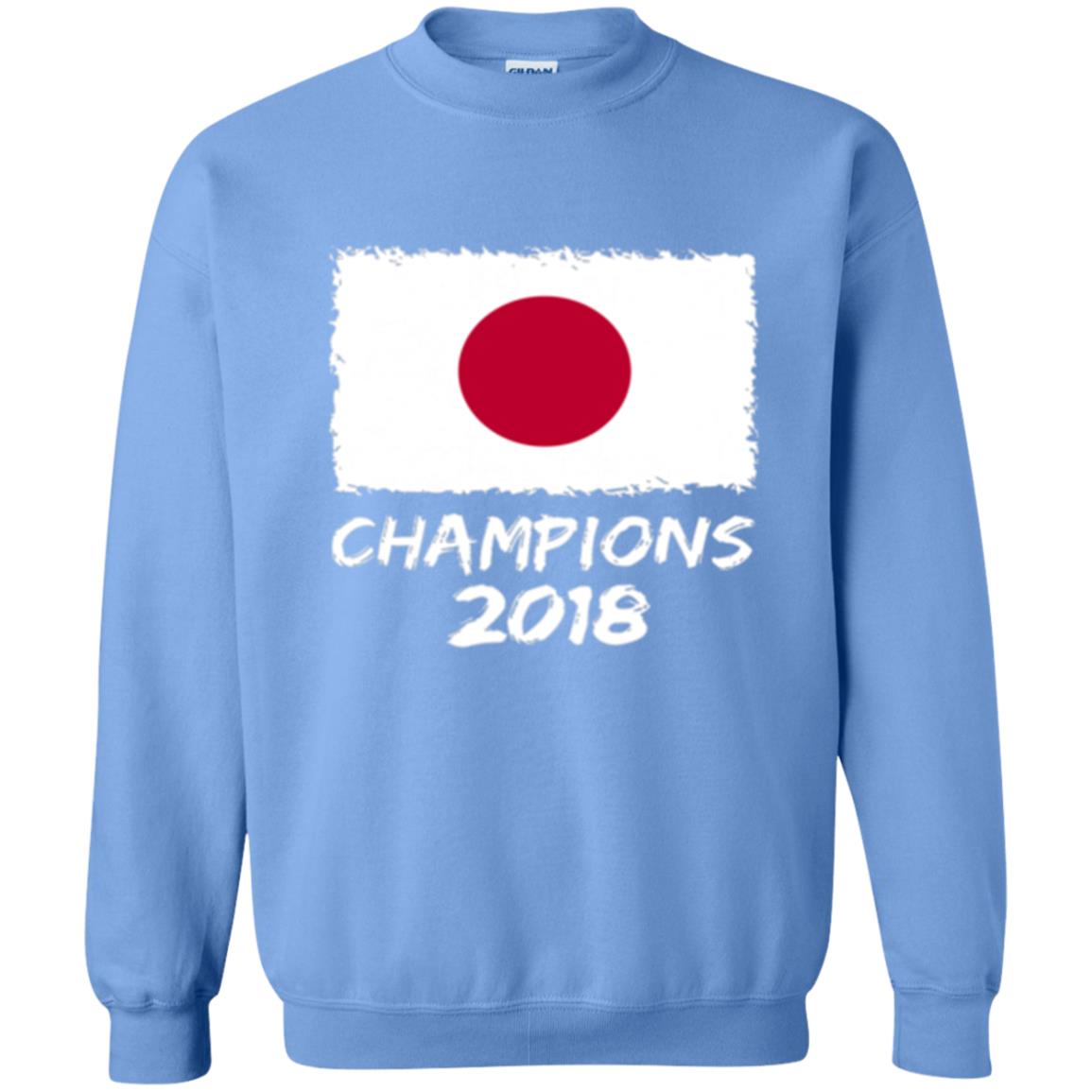 Football Lover T-shirt Japan Champions 2018 T-shirt Carolina Blue