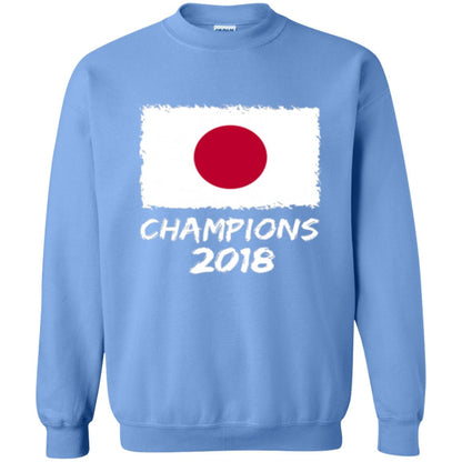 Football Lover T-shirt Japan Champions 2018 T-shirt Carolina Blue