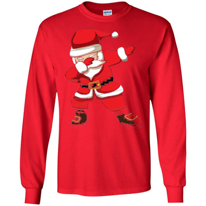 Christmas T-shirt Dabbing Santa Christmas T-shirt Red