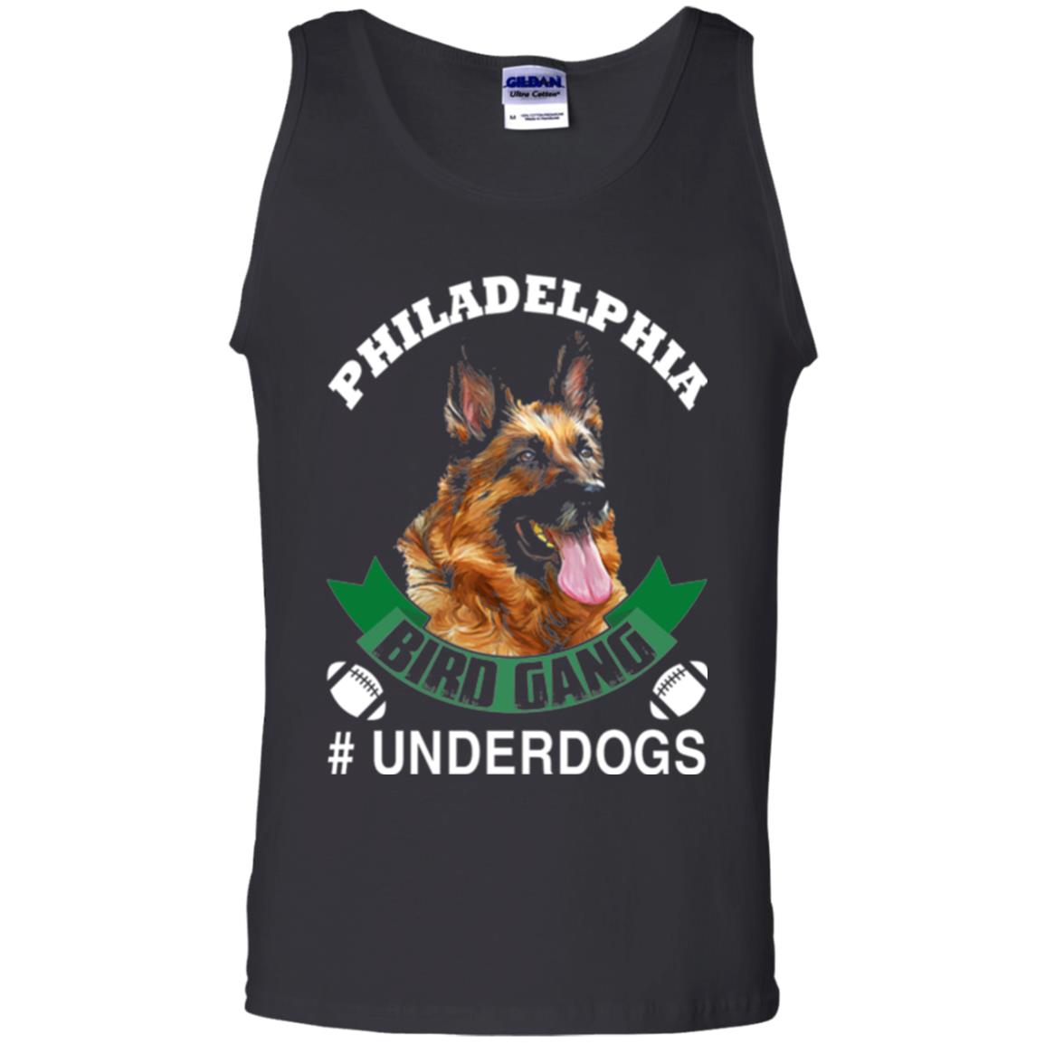 Football Lover T-shirt Philadelphia Bird Gang Underdogs 2018 Black