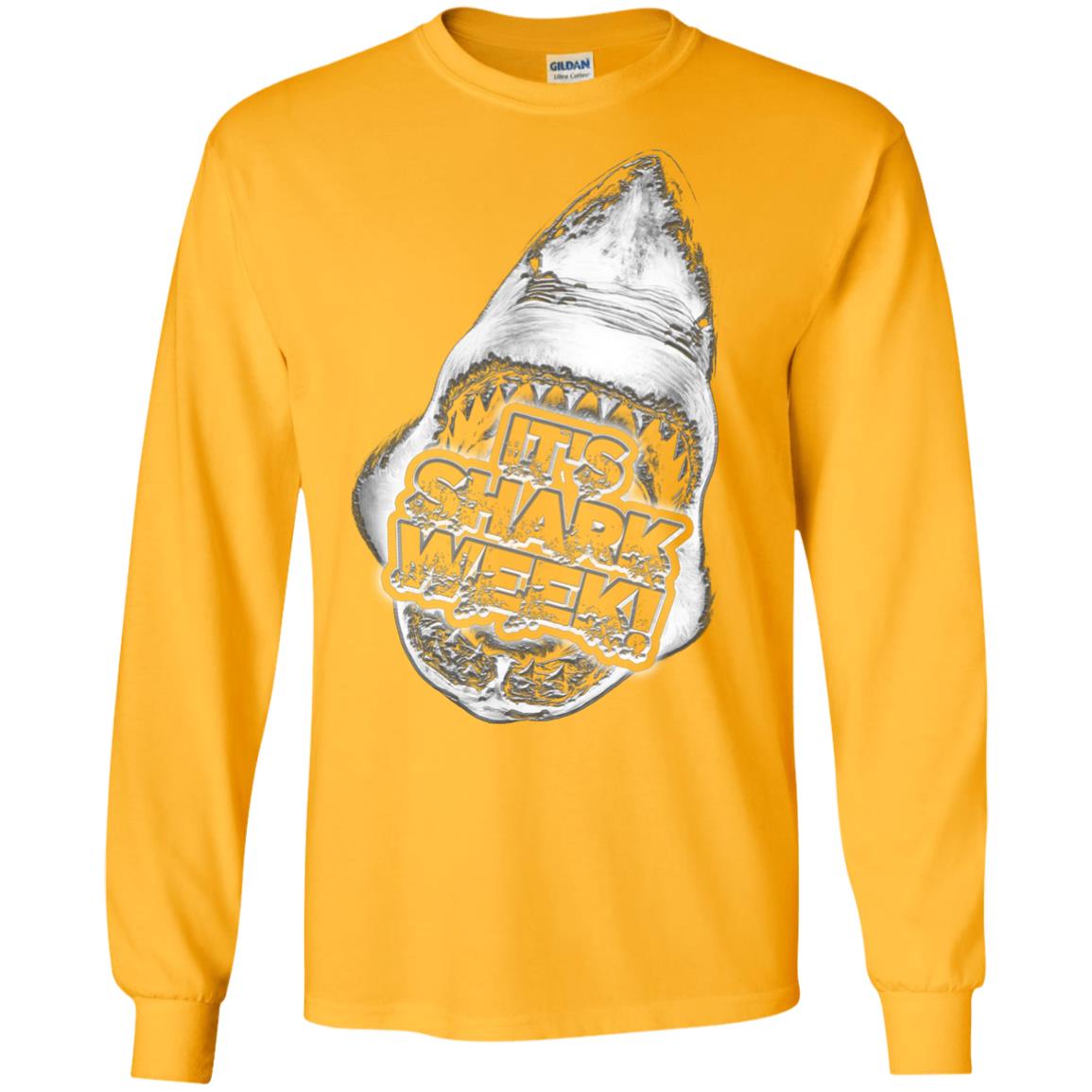 Every Day Of Shark Week T-shirt 2018 Gold