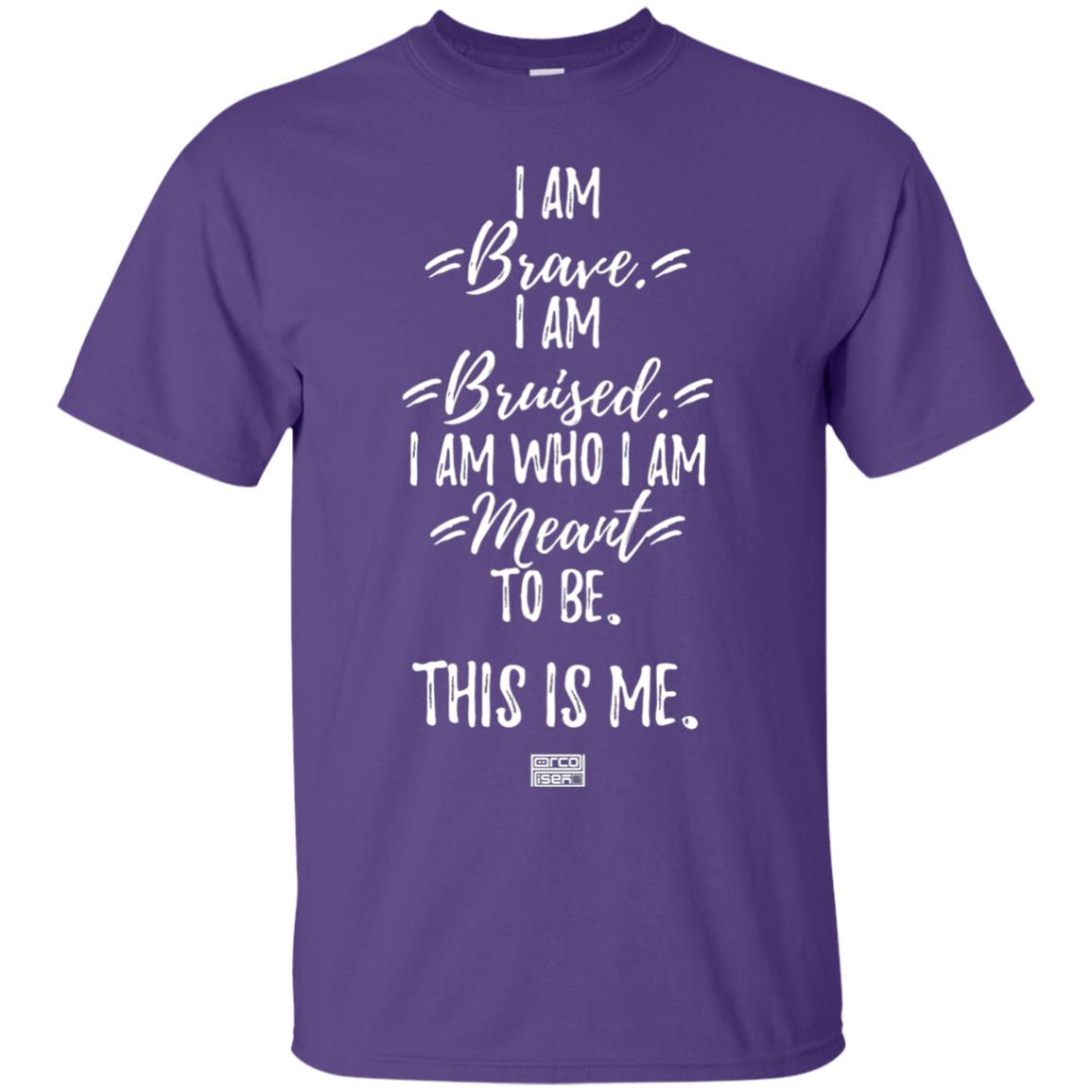 Brave This Is Me Proud Musical Theatre Performer T-shirt Purple