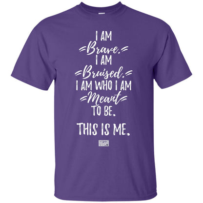 Brave This Is Me Proud Musical Theatre Performer T-shirt Purple