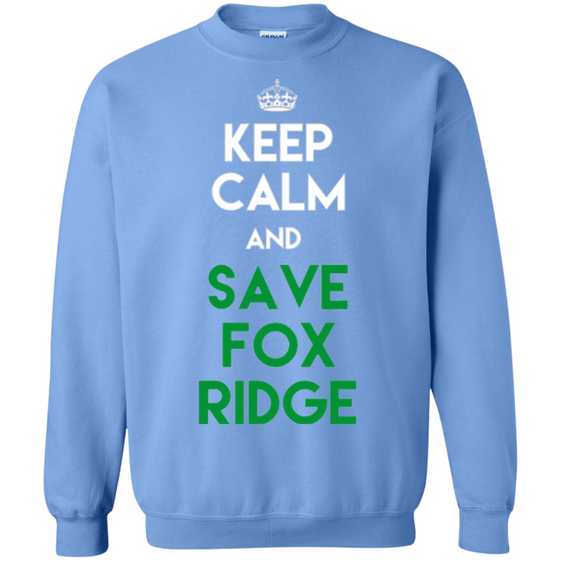 Elementary T-shirt Keep Calm And Save Fox Ridge T-shirt Carolina Blue