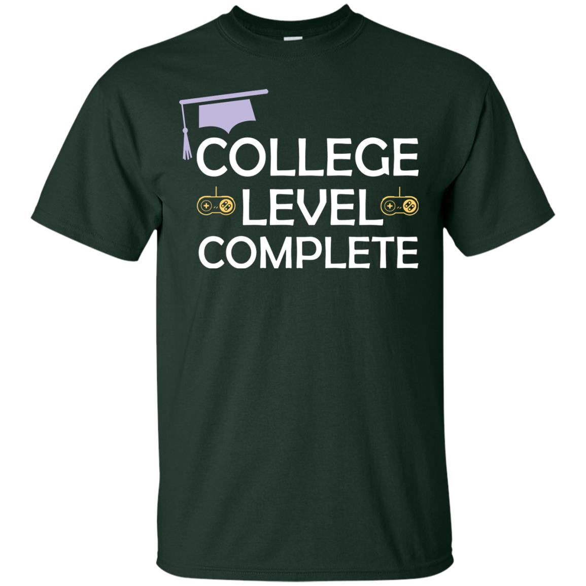 College Level Complete Funny College Graduation Shirt Forest