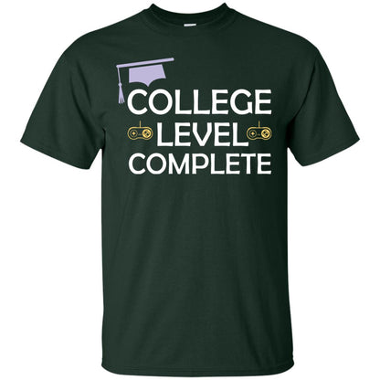College Level Complete Funny College Graduation Shirt Forest