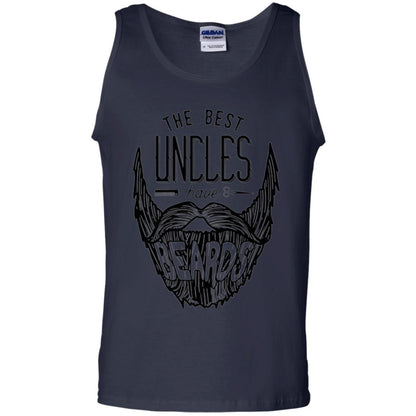 Funny Uncle T-shirt The Best Uncles Have Beards Navy