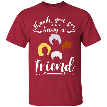 Thank You For Being A Friend Shirt Cardinal