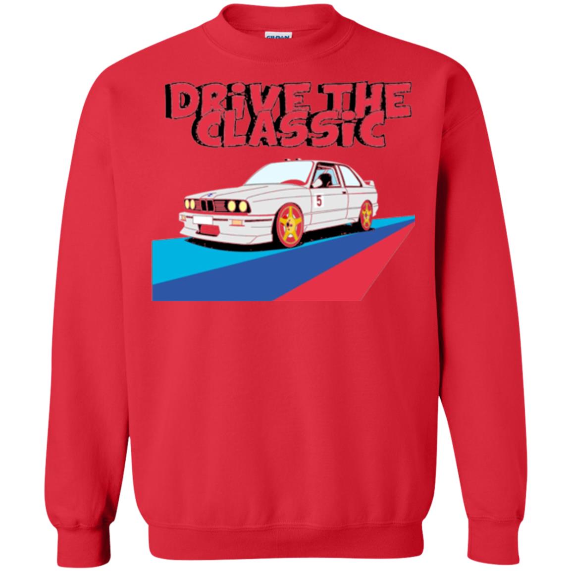 Classic Drive Vintage Collectors Bmw Lovers T-shirt Red