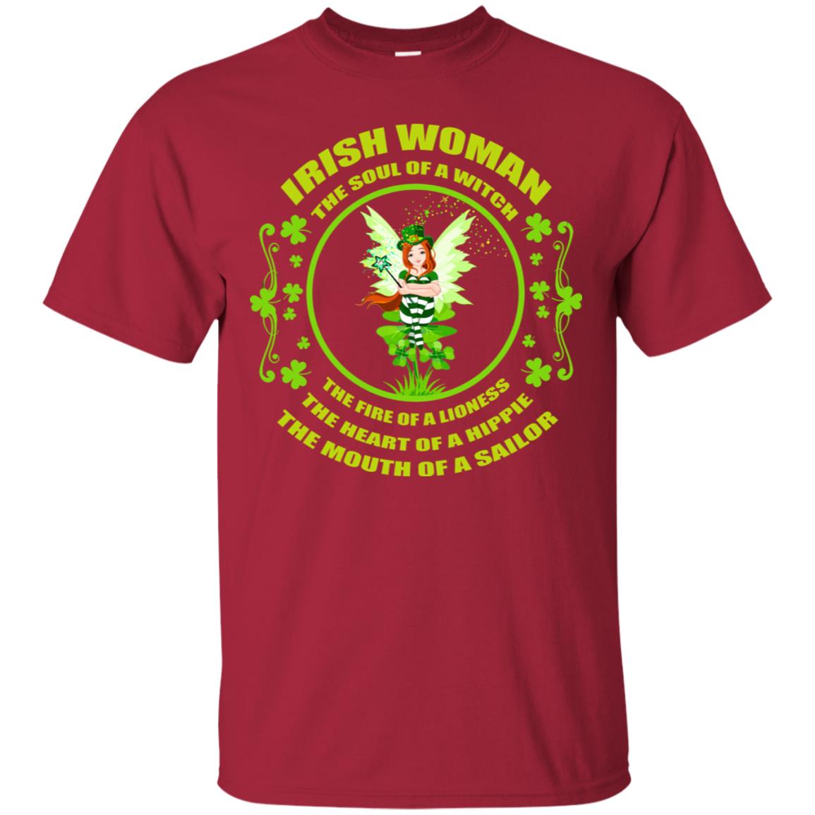 Irish Woman The Soul Of A Witch The Fire Of A Lioness The Heart Of A Hippie The Mouth Of A Sailor Cardinal