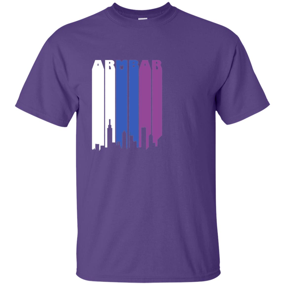 Bjj Brazilian Jiu Jitsu Armbar City T-shirt Purple