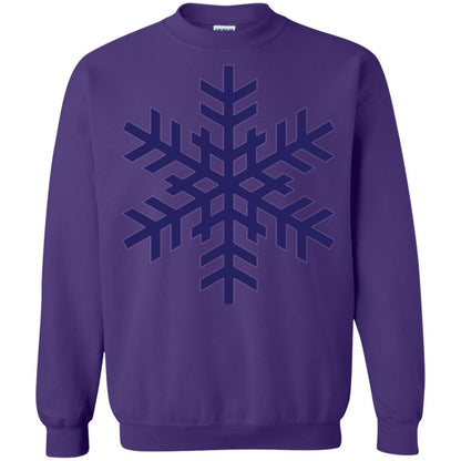 Christmas T-shirt Navy Blue Snowflake T-shirt Purple